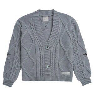 Taylor Swift Authentic "Tortured Poets Department" Gray Cardigan - Size M/L